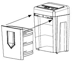 Bonsaii C169-B 15-Sheet Office Paper Shredder Head Close