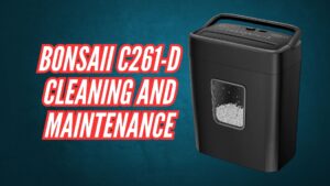 Bonsaii C261-D Cleaning and Maintenance Image