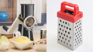 Cambom Rotary Cheese Grater vs. Traditional Graters Image