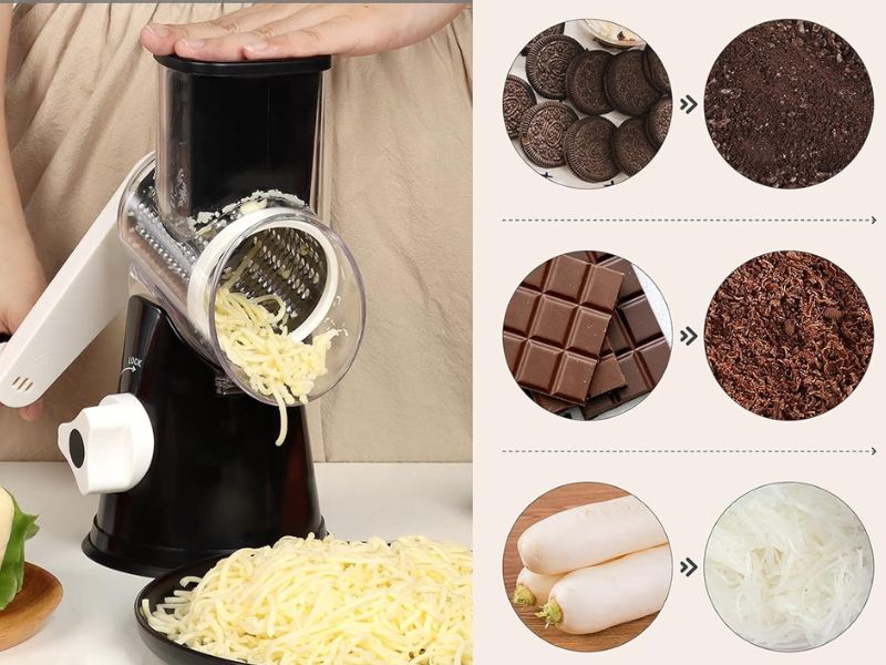 cambom rotary cheese grator cleaning method