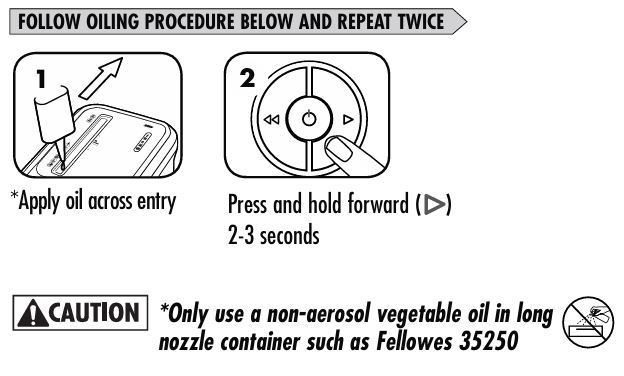 Fellowes-99ms-micro-cut-paper-shredder-Oiling-procedure-img